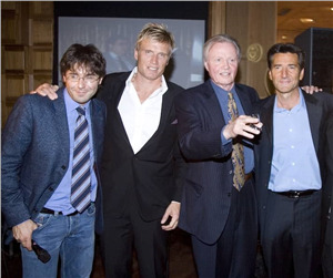 Dolph Lundgren and Jon Voight Moscow