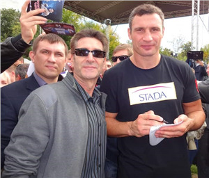 Bob Van Ronkel and Vitaly Klitchko