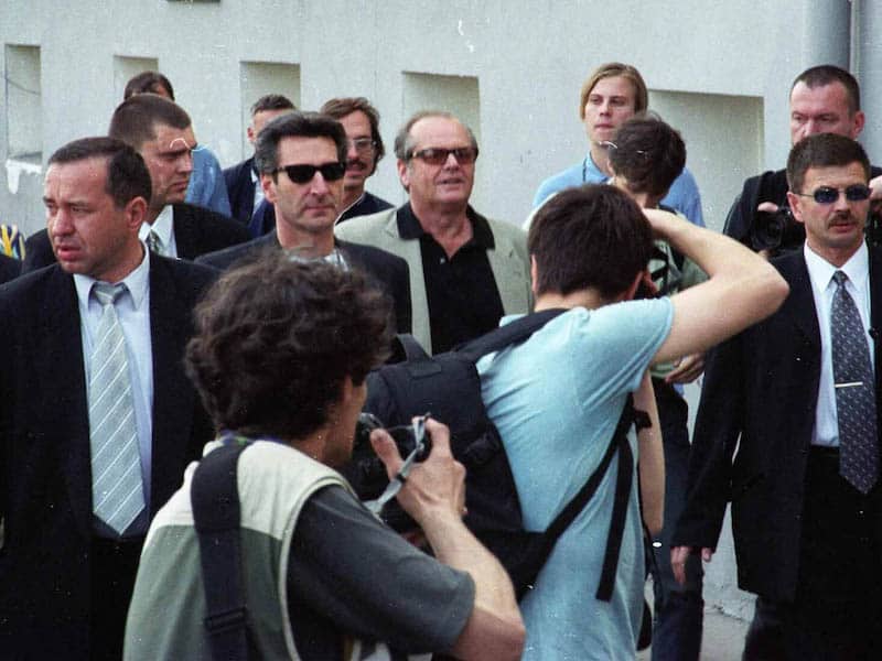 Jack Nicholson attending XXIII Moscow Film Festival